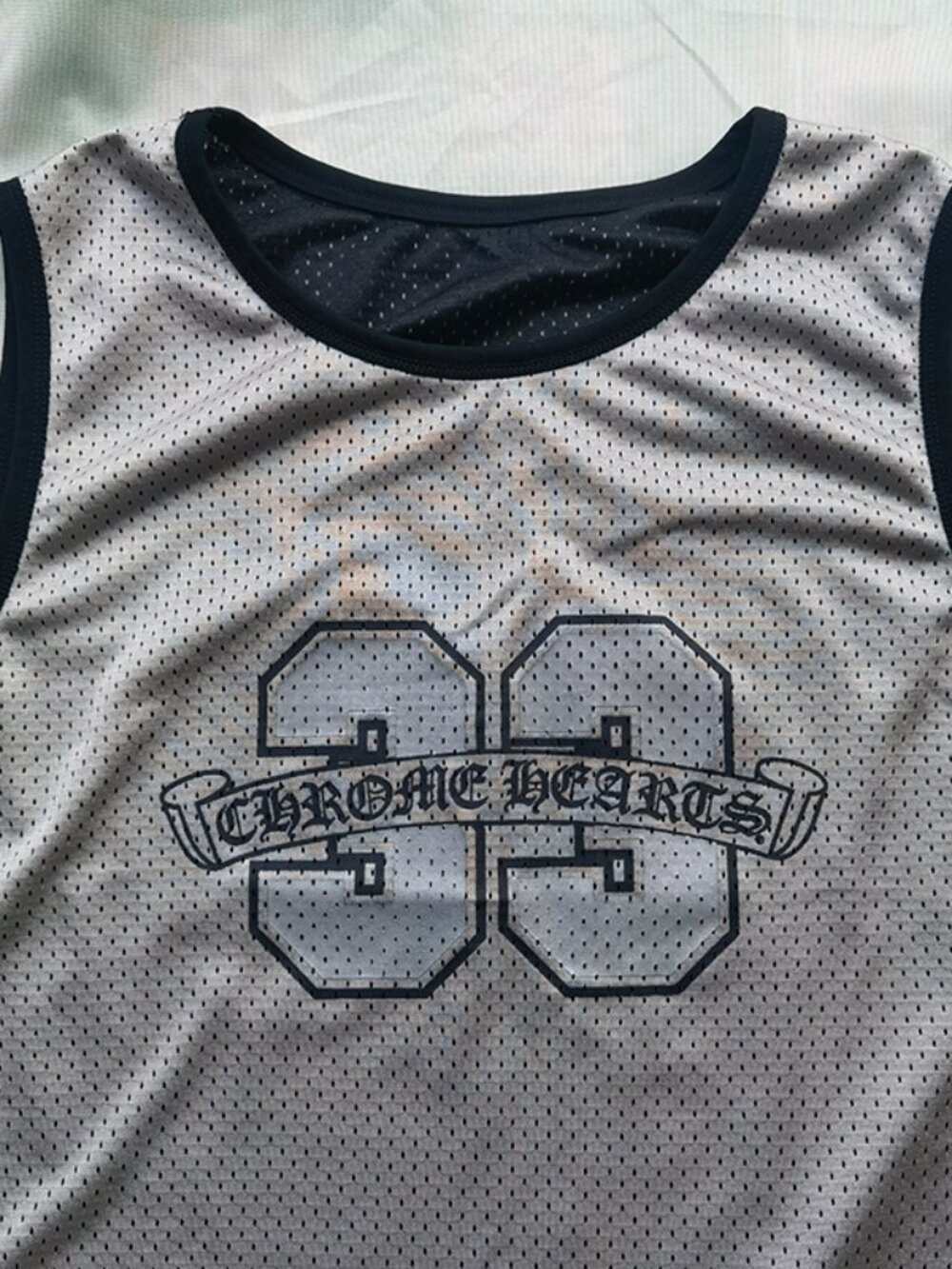 Chrome Hearts Black Mesh Sleeveless Tank Top - Picture 10 of 11